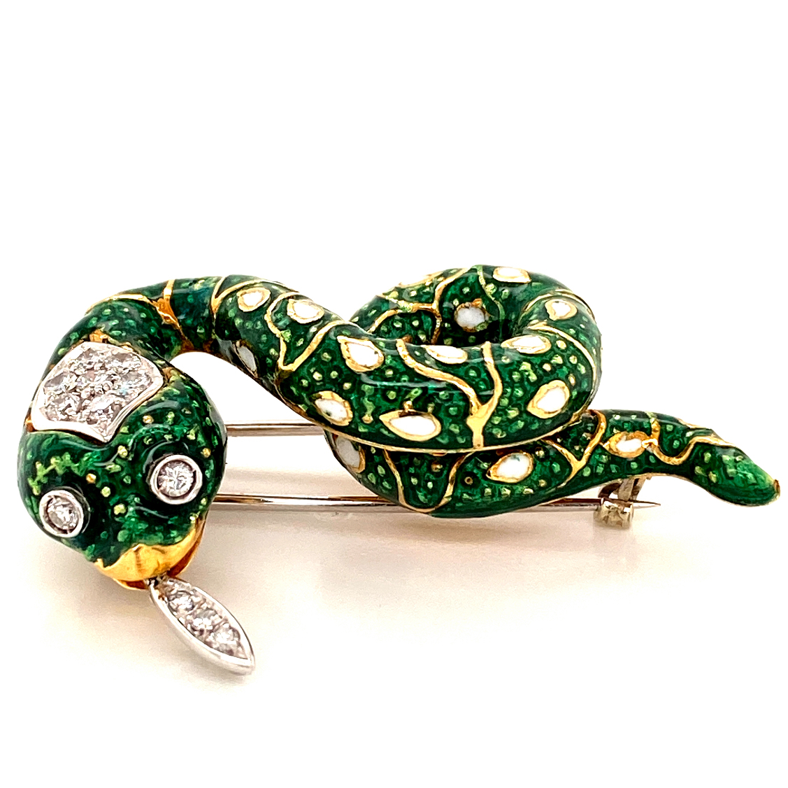Snake Pendant and Pin